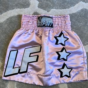 LF satin miniskirt size small